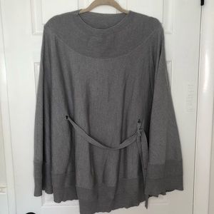 MM6 Maison Martin Margiela Belted Poncho Cape